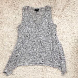 Gray Flowy Tank